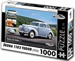 WEBHIDDENBRAND RETRO-AUTA Puzzle št. 71 Škoda 1102 TUDOR (1952) 1000 kosov