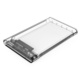 Orico zunanje ohišje za HDD/SSD diske 6,35 cm (2,5), USB-C 3.1, SATA 3, prozorno