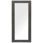 Beliani Stensko ogledalo 50 x 130 cm črno PLAISIR