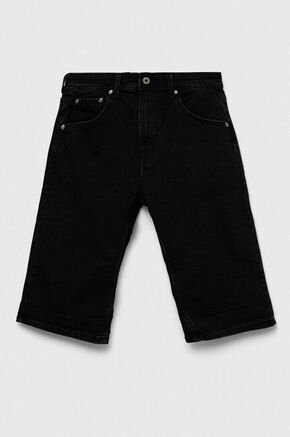 Jeans kratke hlače Pepe Jeans - modra. Otroški kratke hlače iz kolekcije Pepe Jeans. Model izdelan iz zelo raztegljivega denima. Prilagodljiv material