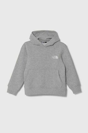 Pulover The North Face OVERSIZED HOODIE siva barva