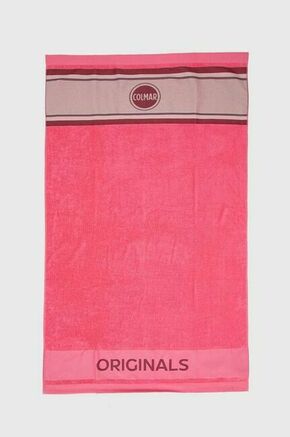 Bombažna brisača Colmar roza barva - roza. Velika brisača iz kolekcije Colmar. Model izdelan iz bombažnega