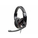Gembird MHS-U-001 gaming slušalke, črne, 3.5 mm/USB, mikrofon