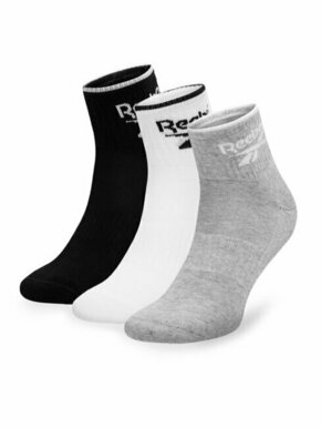 Reebok Set 3 parov unisex visokih nogavic R0362-SS24 (3-pack) Pisana