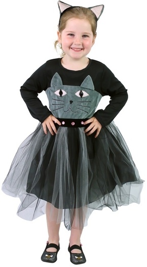 WEBHIDDENBRAND Otroški kostum mačke (S) e-paket