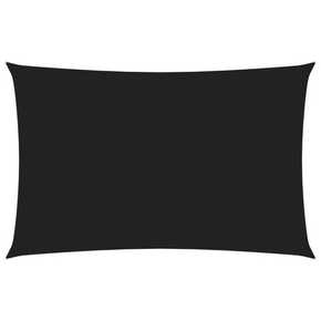 Shumee Pravokotna vrtna jadra Oxford Cloth 2x5 m Črna