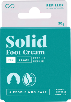 "4 PEOPLE WHO CARE Solid Foot Cream Vegan - Polnilo"