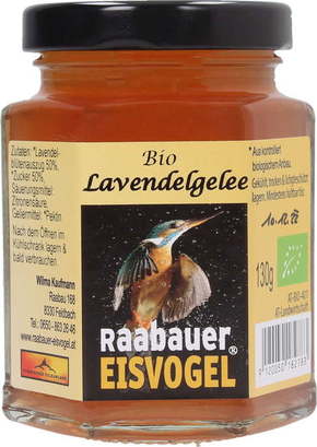 Raabauer Eisvogel Ekološki sivkin žele - 130 g