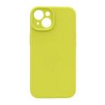 Silikonski ovitek (liquid silicone) za Apple iPhone 13, N-Soft, rumeno-zelena
