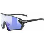 UVEX Sportstyle 231 2.0 V Black Matt/Variomatic Litemirror Blue Kolesarska očala