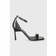 Usnjeni sandali Calvin Klein GEO STIL SQUARE SANDAL 90-PEARL HW0HW01993 - siva. Sandali iz kolekcije Calvin Klein. Model izdelan iz naravnega usnja. Model z mehkim, oblikovanim vložkom zagotavlja udobje.