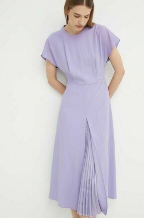 Obleka BOSS vijolična barva