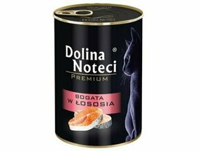 NEW DOLINA NOTECI Premium bogata z lososom - mokra hrana za mačke - 400g