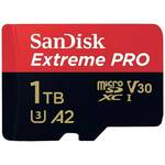 SanDisk Extreme PRO/micro SDXC/1TB/200MBps/UHS-I U3/Class 10/+ Adapter