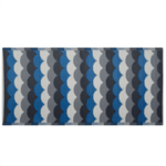 Beliani Zunanja preproga sivo-modra 90x180 cm BELLARY
