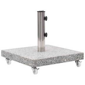 Shumee Podstavek za senčnik granit 30 kg kvadraten siv