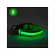 yummie yummie ovratnica z LED osvetlitvijo - USB z baterijo - velikost S (43cm) - zelena
