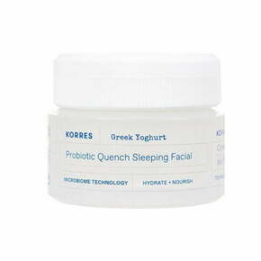 Korres Vlažilna nočna krema s probiotiki Greek Yoghurt (Probiotic Quench Sleeping Facial) 40 ml