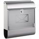 Alco poštni nabiralnik 8608, kovinski, srebrn
