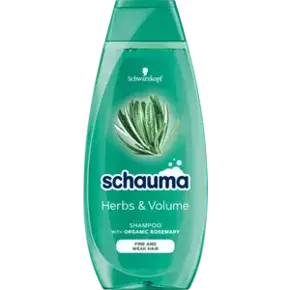 Schwarzkopf Schauma Herbs &amp; Volume Shampoo šampon z rožmarinom za povečanje volumna las za ženske