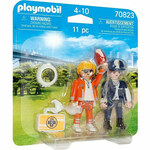 slomart playset playmobil duo pack doctor policaj 70823 (11 pcs)