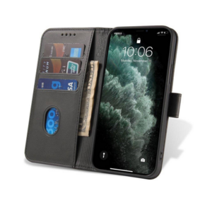 Onasi Wallet denarnica usnjena preklopna torbica Samsung Galaxy S24 Plus 5G - črna