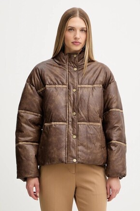 Jakna Guess GIPSY rjava barva