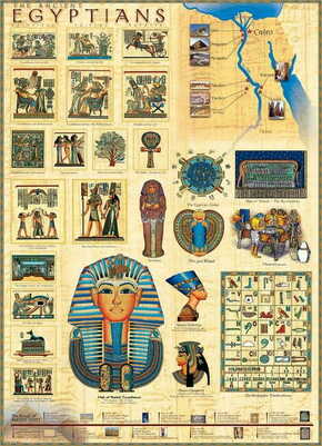 WEBHIDDENBRAND EUROGRAPHICS Starodavni Egipčani Puzzle 1000 kosov