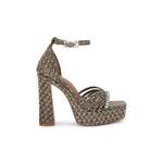 Kurt Geiger London sandali s polno peto (blok) Crystal Strap Platform bež 5850843609