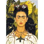 EuroGraphics Sestavljanka Portret Fride Kahlo s trnovo ogrlico 1000 kosov