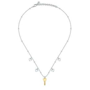 Morellato Originalna dvobarvna ogrlica z obeski Passioni SAUN05
