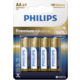 Philips BATERIJA AA - PREMIUM ALKALINE BLISTER 4 KOS (LR6)