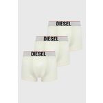 Boksarice Diesel 3-pack moški, bela barva - bela. Boksarice iz kolekcije Diesel. Model izdelan iz gladke, elastične, udobne pletenine. V kompletu so trije pari.