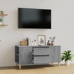 Greatstore TV omarica siva sonoma 102x44,5x50 cm inženirski les