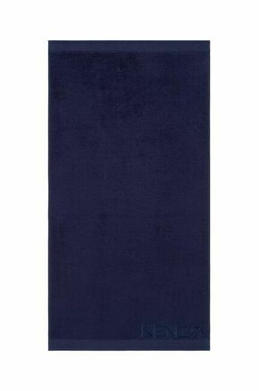 Majhna bombažna brisača Kenzo Iconic Navy 55x100 cm - mornarsko modra. Majhna bombažna brisača iz kolekcije Kenzo. Model izdelan iz tekstilnega materiala.