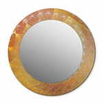 tulup.si Tiskano okroglo ogledalo Spiralna abstrakcija fi 50 cm