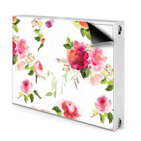 Tulup.si Dekoracija za radiatorje Pomladne rože 90x60 cm