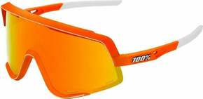 100% Glendale Soft Tact Neon Orange/HiPER Red Multilayer Mirror Lens Kolesarska očala