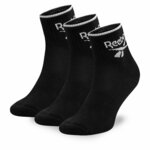 Set 3 parov unisex visokih nogavic Reebok R0362-SS24 (3-pack) Črna