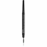 NYX Professional Makeup Precision Brow Pencil svinčnik za obrvi s krtačko 0,13 g odtenek 06 Black