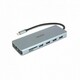 USB razdelilnik DICOTA D32065, USB-C, 3x USB-A, 2x HDMI, Srebrn