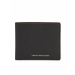 Moška denarnica Tommy Hilfiger Th Struc Leather Cc And Coin AM0AM11604 Black BDS