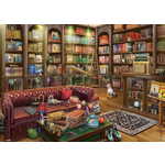 WEBHIDDENBRAND Ravensburger Puzzle - Udobna knjižnica 1000 kosov