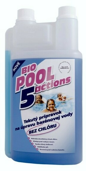 Čiščenje vode v bazenu brez tekočega klora BioPool 5