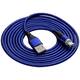 Akyga Kabel USB-A/USB-C 18W Magnetni priključek modri 2 m, svetleč
