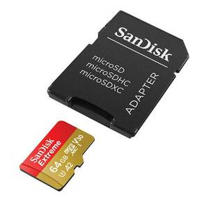 SDXC SANDISK MICRO 64GB EXTREME KAMERA/DRON