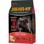Julius K-9 HighPremium Vital Essentials suha hrana za pse, Adult, govedina in riž, 12 kg