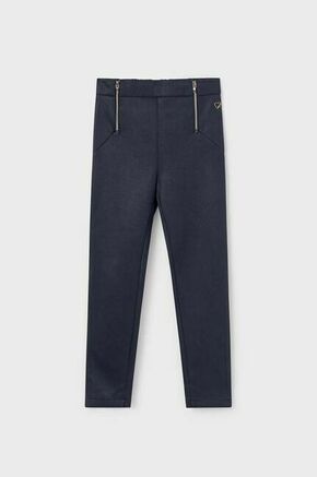 Otroške hlače Mayoral mornarsko modra barva - mornarsko modra. Otroški hlače iz kolekcije Mayoral. Model izdelan iz tkanine. Model iz tankega materiala je idealen za toplejše letne čase.