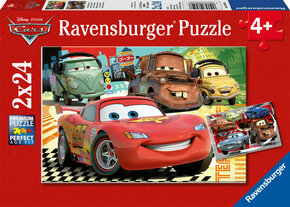 Ravensburger Puzzle Disney Pixar Avtomobili - Nova pustolovščina 2x24 kosov