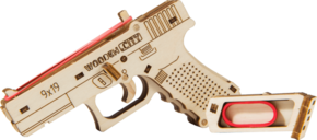 WEBHIDDENBRAND WOODEN CITY 3D sestavljanka Guardian Pistol GLK-19